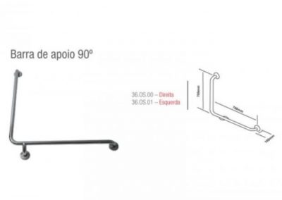 Suporte em “L” – em Aço Inox