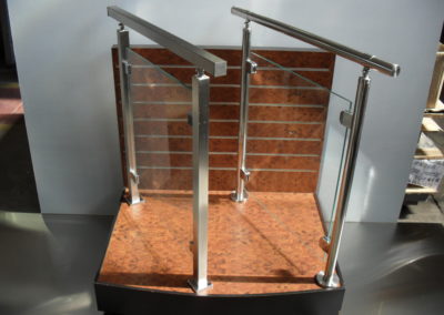 Corrimão de Aço Inox – Coluna Quadrada